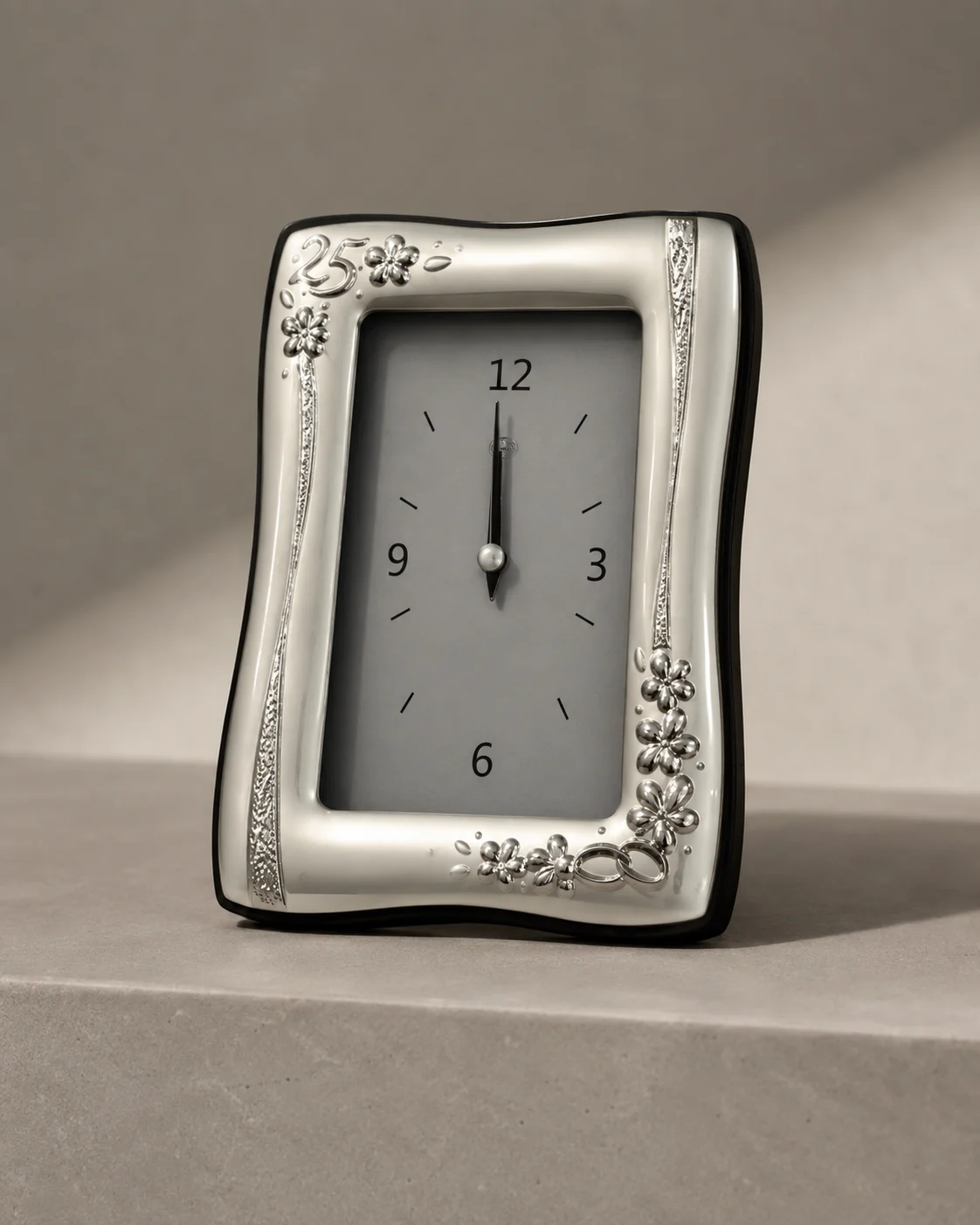 Orologio/sveglia in argento