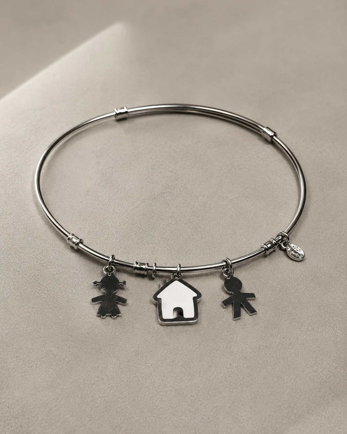 Bracciale rigido in oro bianco 18 kt