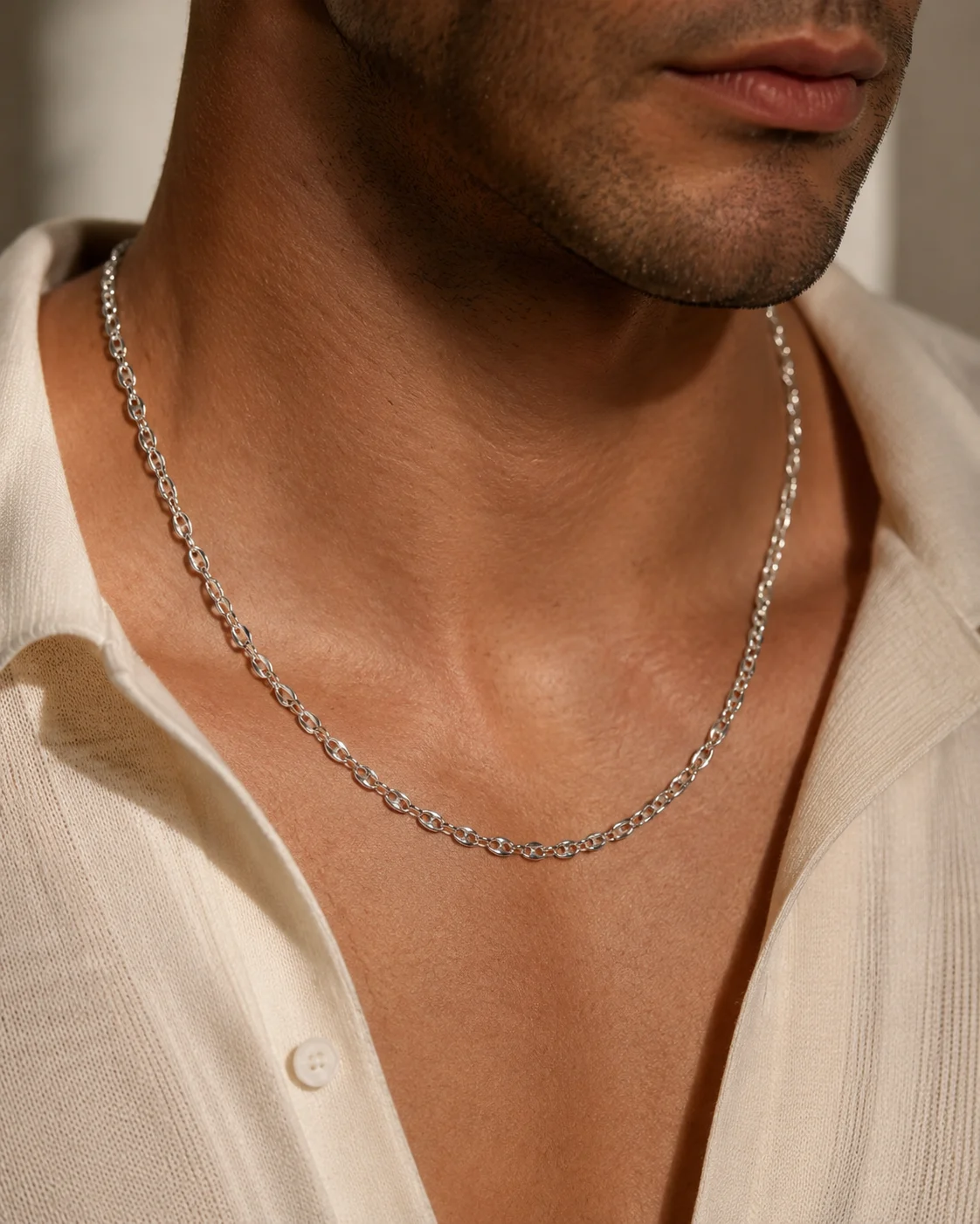 Collana in oro bianco 18 kt