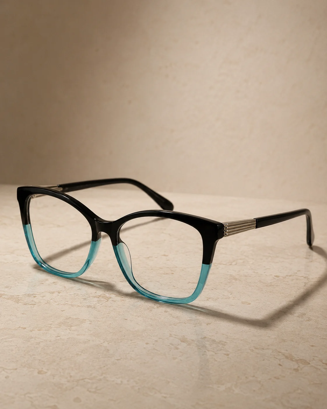 Occhiali Nero Turchese