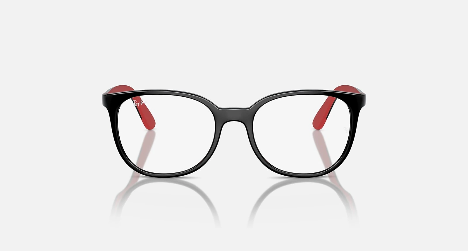 Ray-Ban Junior RB1631 Optics Kids Bio-Based Nero su Rosso