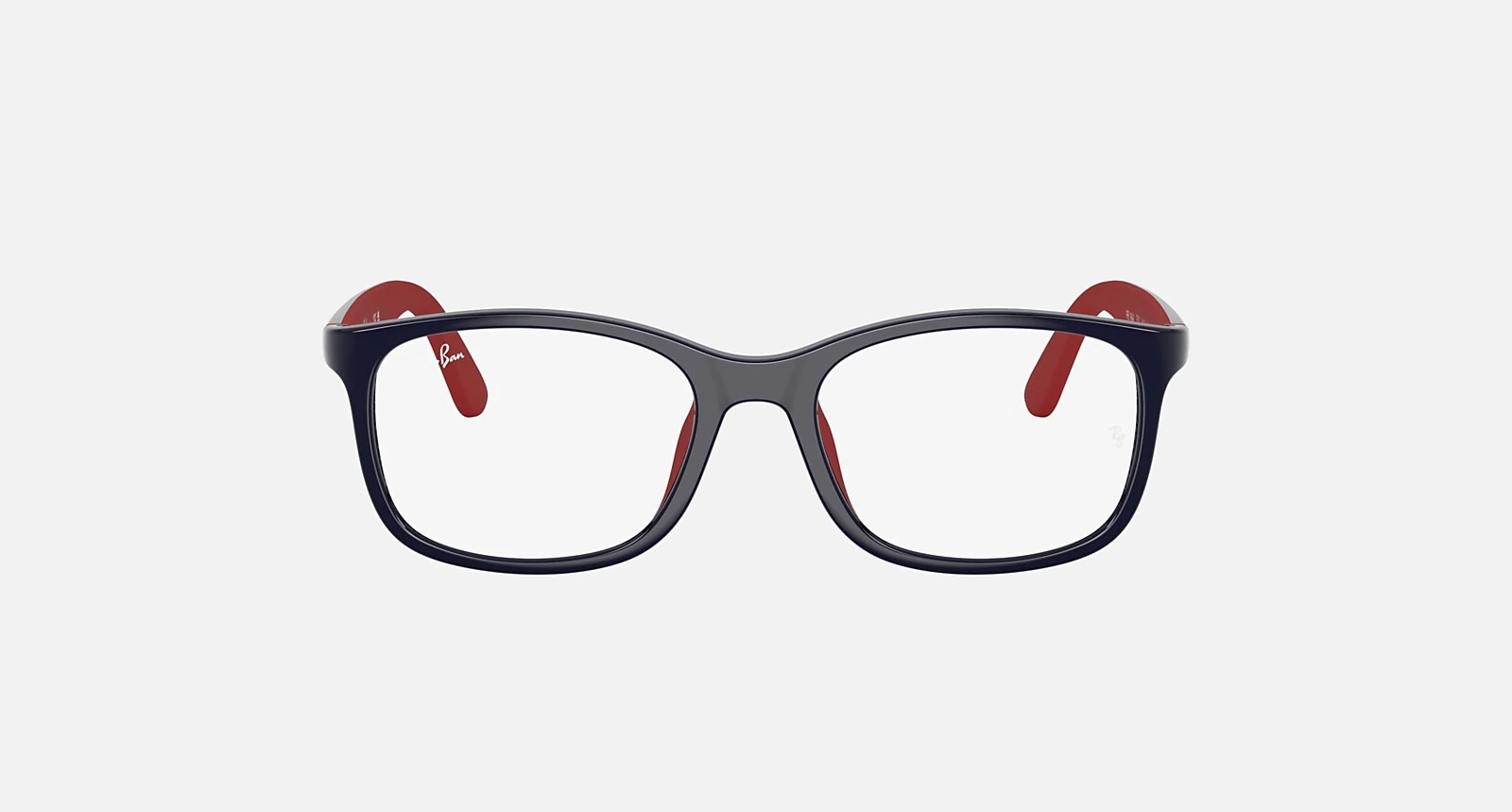 Ray-Ban Junior RB1644 Optics Kids Bio-Based Blu su Rosso