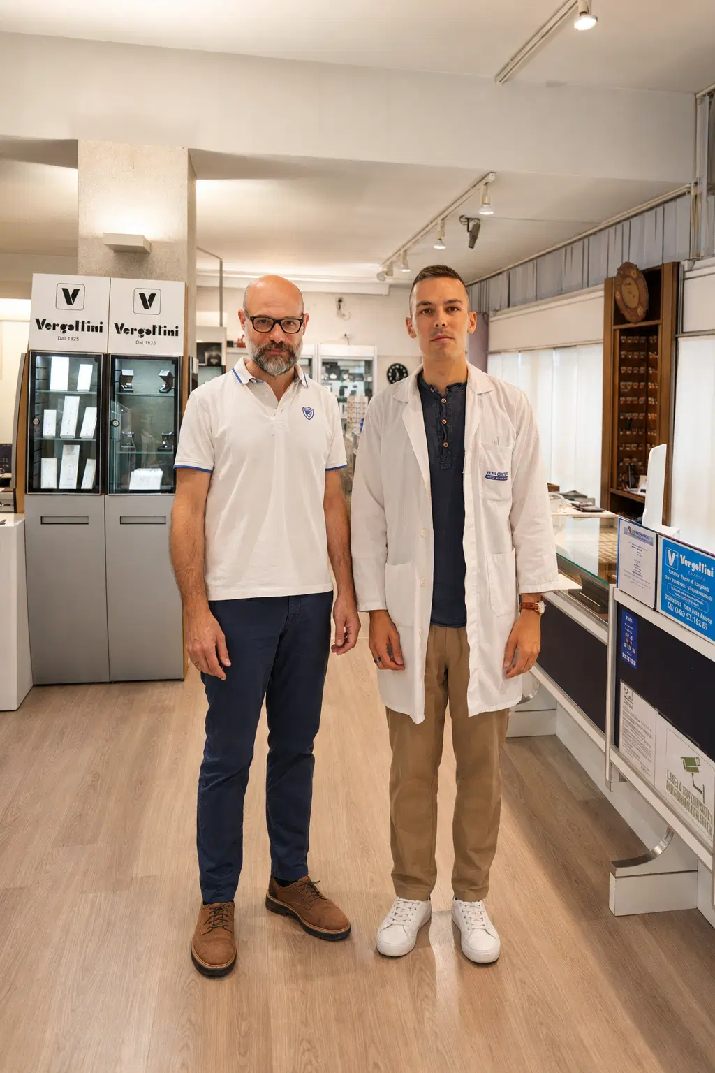 Marcello Bosisio e Diego Buzzi insieme in boutique